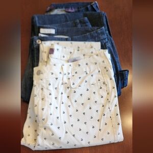 Three PAIR of (2) JEANS NYDJ and (1) Charter Club